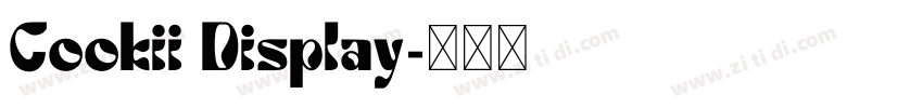 Cookii Display字体转换